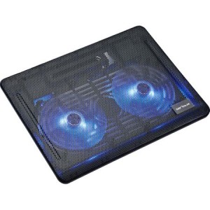 Cooler laptop 15.6" USB, Serioux, 2 ventilatoare, negru